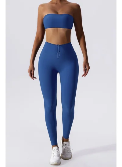 KAWN.YOGA Womens Strapless Sports Bra - Padded Low Impact Workout Yoga Bra with Removable Built in Bra