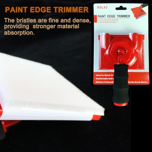 BANCOO RSL43 Paint Edge Trimmer Plus Two Replace Pads | Corner Walls & Ceilings Pad Painter | Paint Pad Applicator | Edge Painting Tool with Painter's Pad Refills | Paint Edger for Wall Painting - Image 4