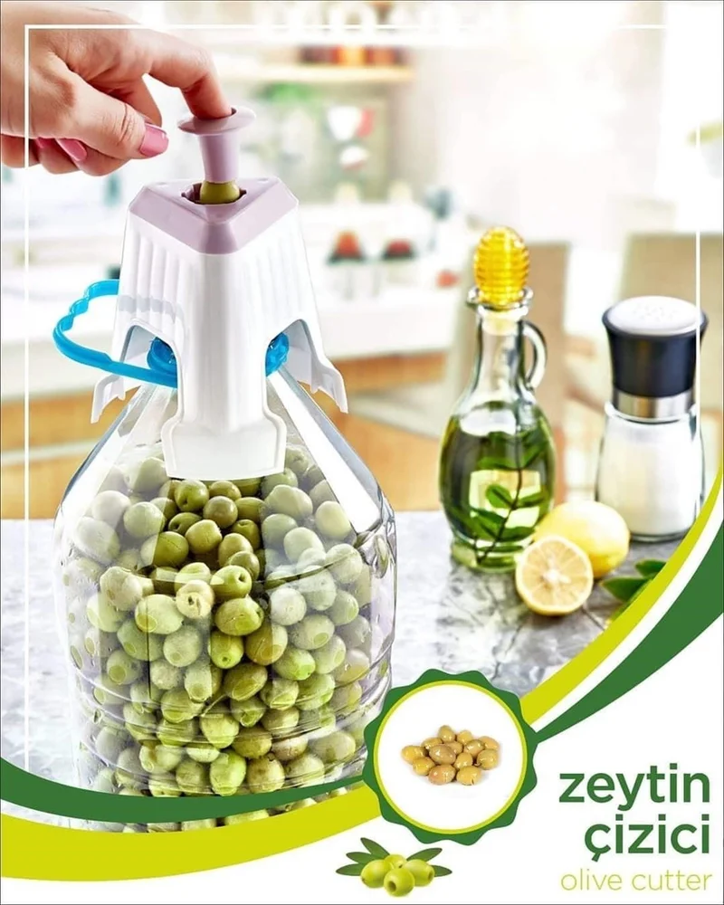 5DM Easy Olive Slicing and Scratching Apparatus Practical Easy Olive Scratching Tool