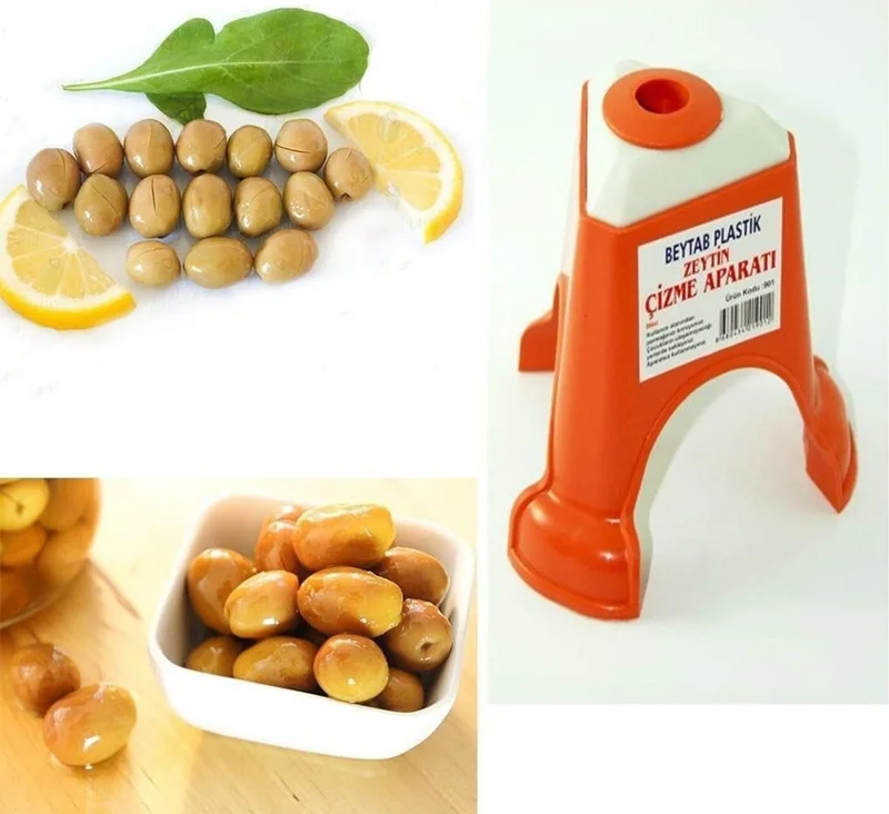 5DM Easy Olive Slicing and Scratching Apparatus Practical Easy Olive Scratching Tool