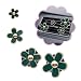 ORIESSE 4pcs Flowers Air Vent Clips Car Air Freshener 4 Sizes Green Daisy Flower Car Vent Clips Girly Flower Car Decor Car Accessories for Women Refillable Car Diffuser Peony - Image 2