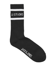 Jack & Jones Junior Kids 5 Pack Logo Tennis Socks  - Image 5