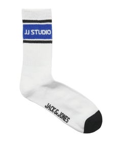 Jack & Jones Junior Kids 5 Pack Logo Tennis Socks  - Image 4