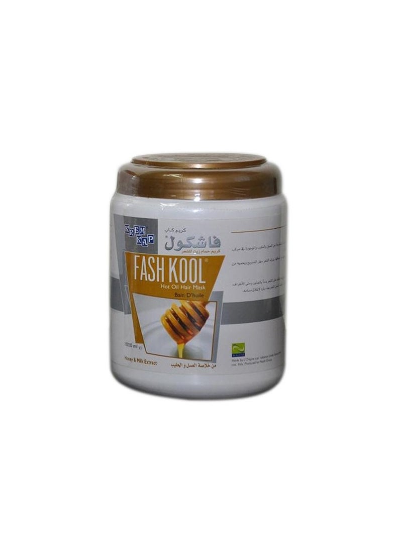 Fashkool - Fashkool Honey And Milk Extract Hot Oil Hair Mask 1000 Ml - Image 1