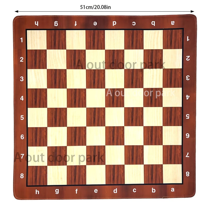 32 Pieces Brown and White Chess Set with Solid Injection Moulded Design for Family Interaction and Logical Thinking Development - Image 3