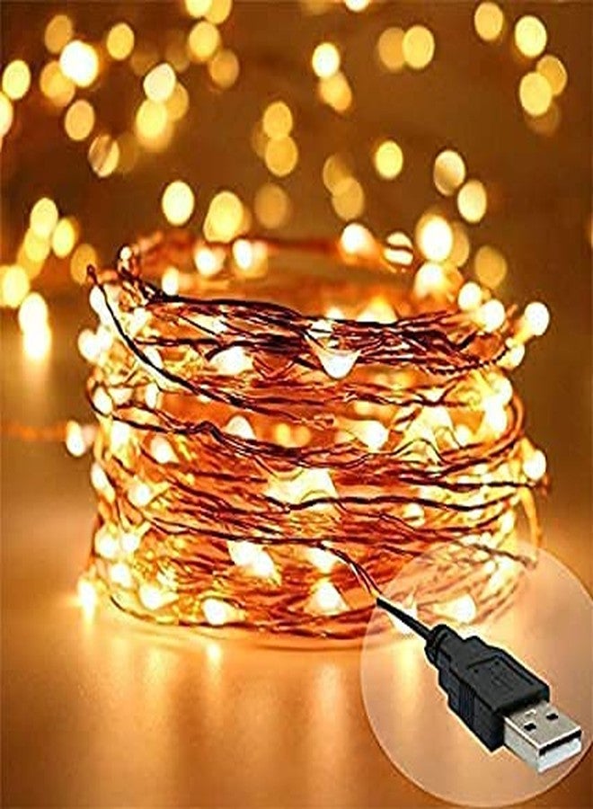 Desidiya أضواء سلسلة نحاسية من ديسيديا® مع كابل USB لتزيين المنزل (عبوة من 1.10 متر) - Image 2
