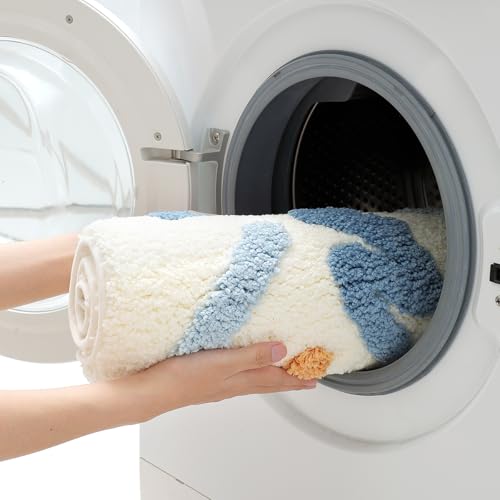 Ankah Get Naked Bath Mats, Rude Swear Words Unique Funky Cute Bathroom Rugs, Non Slip Rubber Backed Machine Washable, Cool Shag Absorbent Bath Rug for You Home, 17.32" x 29.92", Clean - Image 5