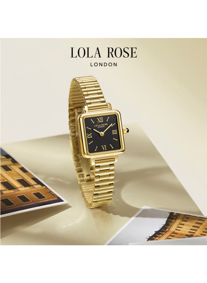 Lola Rose Black Gold Watch For Women, Versatile Birthday Gift And New Year Present For Students, Girlfriend Or Wife - Image 2