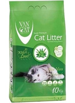 VAN CAT White Clumping Bentonite Cat Litter Aloe Vera 10Kg  - Image 2
