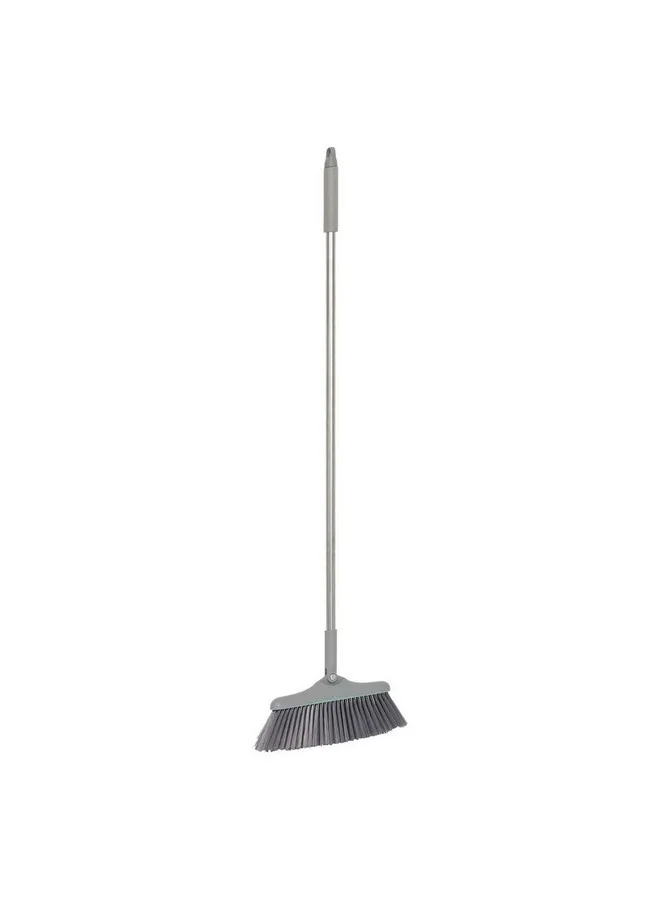 Five Simply Smart Lobby Durable Swivel Broom and Dustpan Set Grey and Blue 110 x 27 x 32 cm 202483