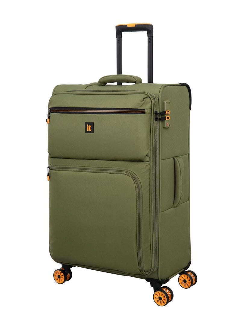 it Luggage it luggage Compartment, Unisex Polyester Material Soft Case, 8x360 Degree Spinner Wheels, Expandable Trolley Bag, Telescopic Handle, TSA Lock, 12-3149-08, Lightweight  - Image 1