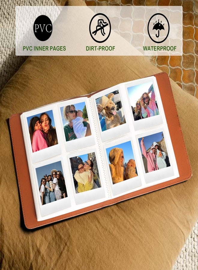 WOGOZAN 288 Pockets Photo Album for Polaroid Go Gen2/Polaroid Go Instant Print Camera 2.12x2.62 Inches Films, Album Book for Polaroid Go, PU Leather Album with Cover Display - Brown (Only One) - Image 5