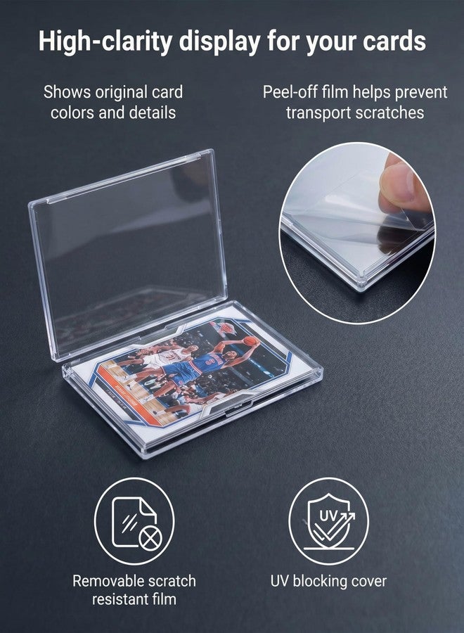 WEIMINLI 9-Card Acrylic Trading Card Display Frame, Wall or Desktop Stand - Image 5