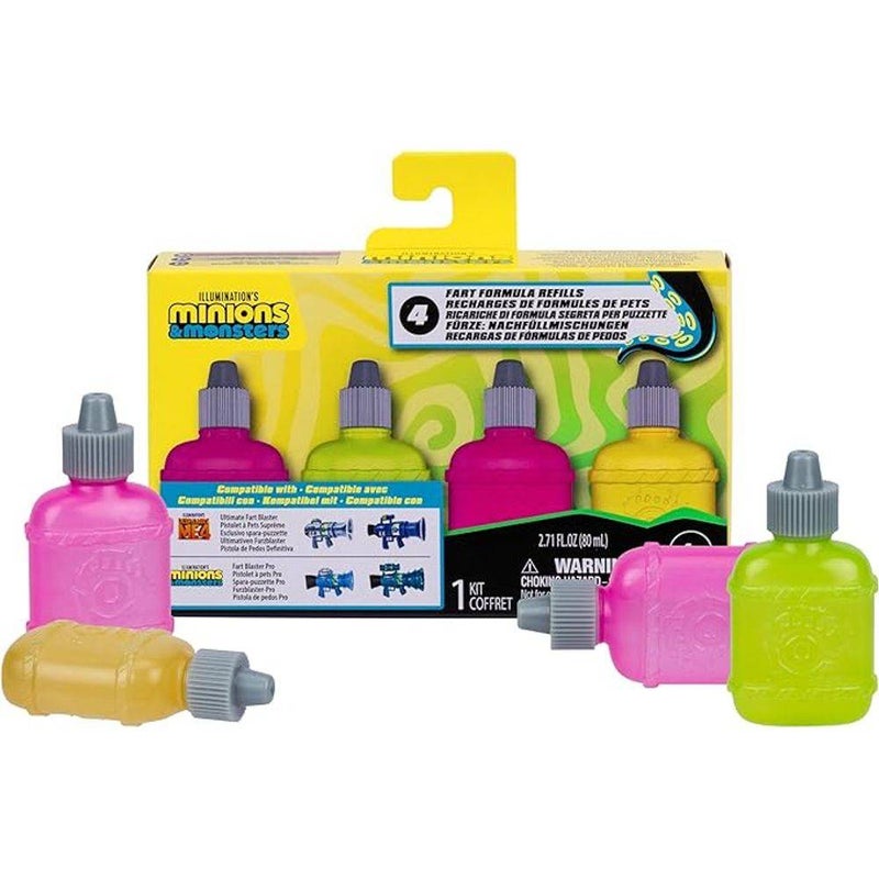 Minions & Monsters Fart Formula Fluid Refills Pack (Pack of 4) - Image 2