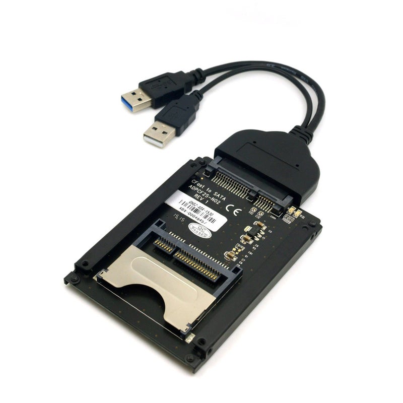 chenyang CFast Card Reader,CFast SSD to 22Pin SATA Adapter with SATA to USB 3.0 Data Power Cable - Image 5