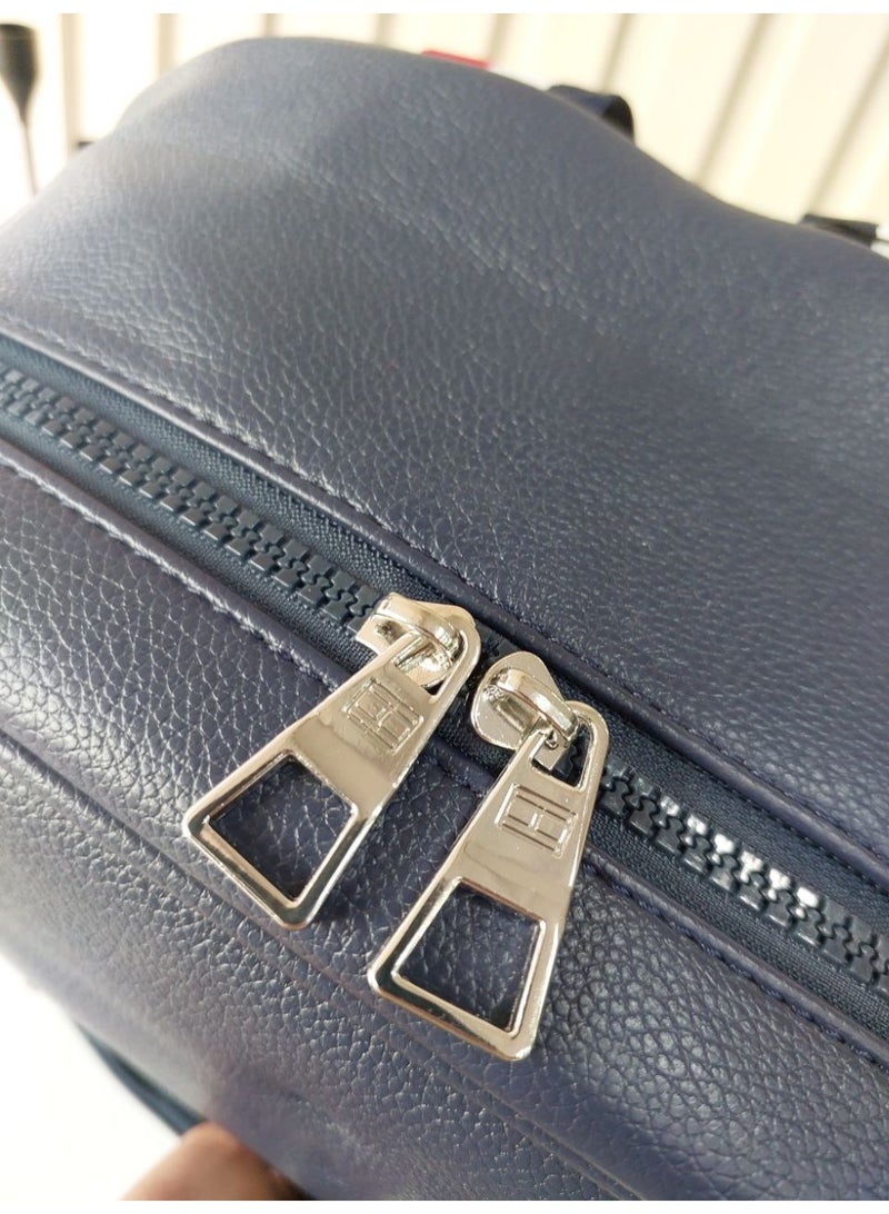 تومي هيلفيغر سبورت حقيبة ظهر رجالي جلد صناعي من تومي هيلفيغر – كحلي - Image 3