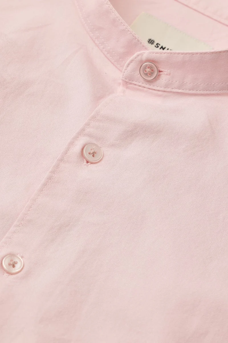 SNITCH Slim Fit Core Lab Oxford Light Pink Shirt
