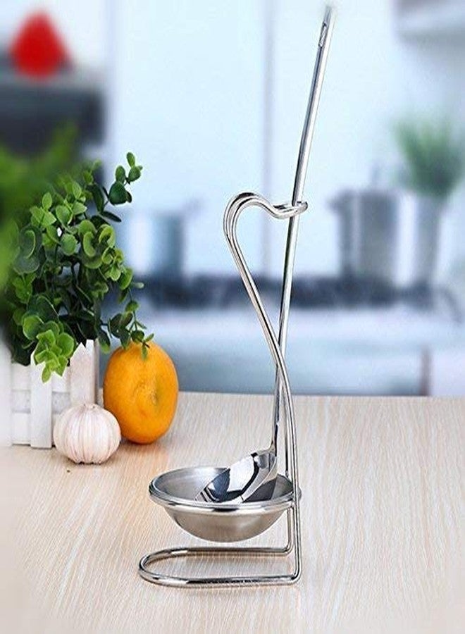 RHYDON Spoon Rests Stainless Steel Rack Spoon Holder, Oil Spoon Rest Lid Stand Holder for Kitchen - Image 4
