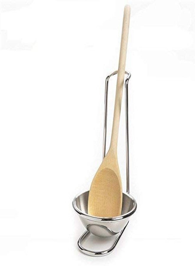 RHYDON Spoon Rests Stainless Steel Rack Spoon Holder, Oil Spoon Rest Lid Stand Holder for Kitchen - Image 1