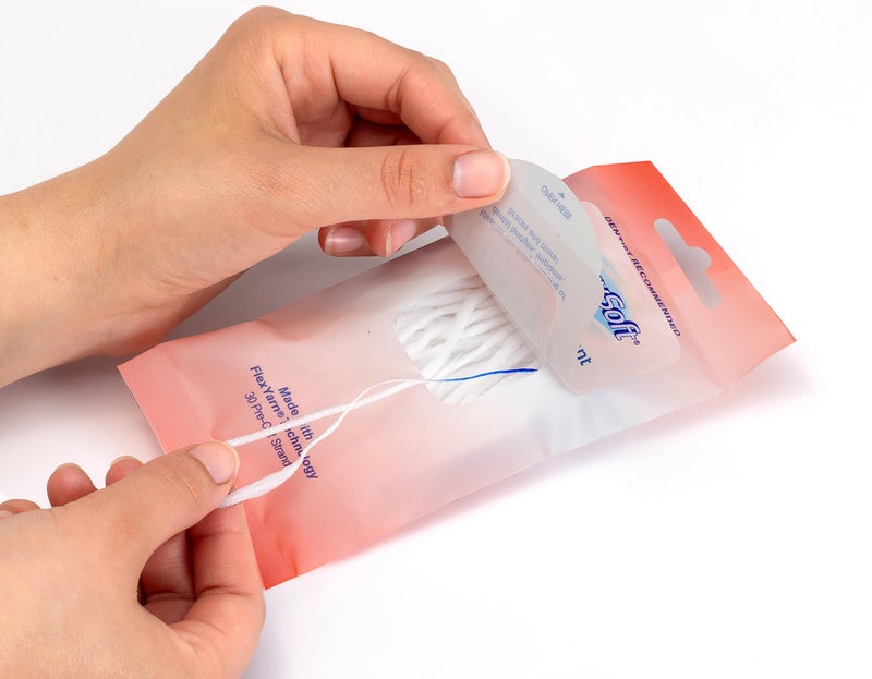 Proxysoft Dental Floss for Bridges and Implants 5 Packs - Floss Threaders for Bridges, Dental Implants, Braces with Extra-Thick Proxy Brush for Optimal Oral Hygiene -Teeth Bridge and Implant Cleaners - Image 4