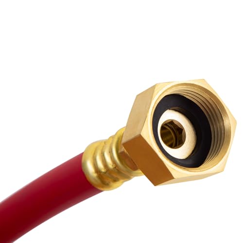 Breezliy Flush Hose Fitting Kit for Yamaha,PWC WaveRunner/Sport Jet Boat Flush Fitting Kit Black Compatiable For Yamaha,LX VX VXR FXHO VX110 VX Deluxe FX Cruiser Jet Ski (Jet Boat Flush Fitting Kit-Red) - Image 5