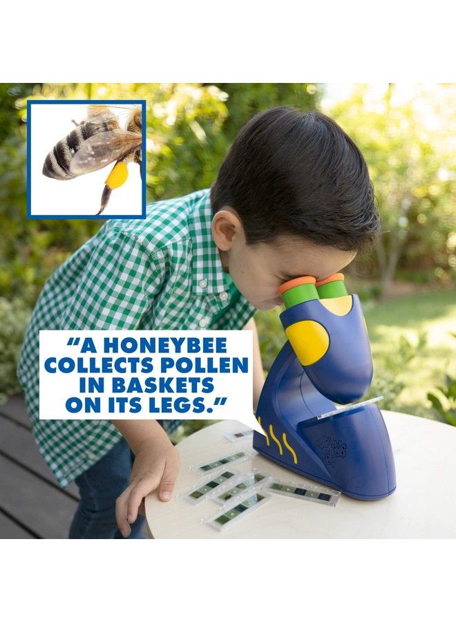 Educational Insights Geosafari Jr. Talking Kids Microscope Preschool Science Toy Featuring Bindi Irwin Gift For Boys & Girls Stem & Science Toy Ages 3+ - Image 3