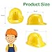 Gejoy 24 Pcs Construction Party Hats Bulk Plastic Construction Hard Hat Suitable for Worker Costume Role Playing Birthday Supplies Dress Up Party - Image 4