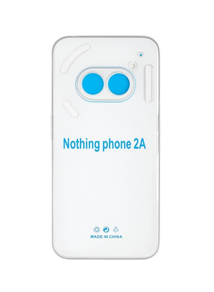 عبوة 3 في 1 لهاتف NOTHING 2A، تتضمن 2 واقي شاشة مع حافظة مقاومة للصدمات فائقة الشفافية. واقي شاشة للحافة إلى الحافة، حماية 360 درجة، غطاء خلفي وواقي شاشة لهاتف NOTHING 2A. - Image 3