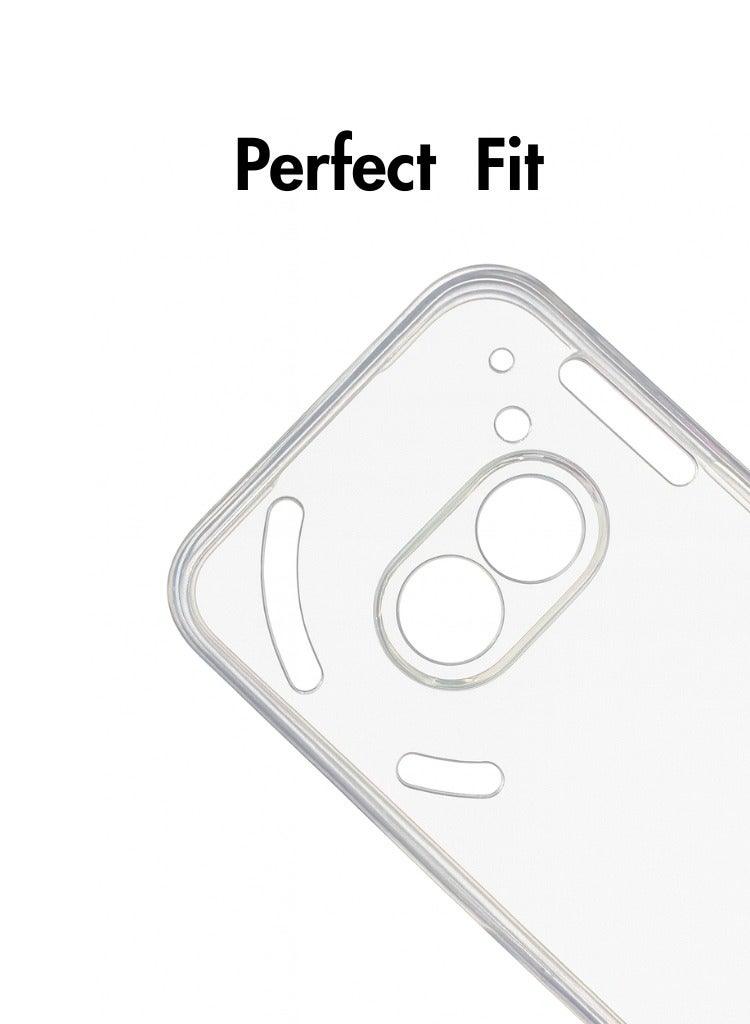 عبوة 3 في 1 لهاتف NOTHING 2A، تتضمن 2 واقي شاشة مع حافظة مقاومة للصدمات فائقة الشفافية. واقي شاشة للحافة إلى الحافة، حماية 360 درجة، غطاء خلفي وواقي شاشة لهاتف NOTHING 2A. - Image 4