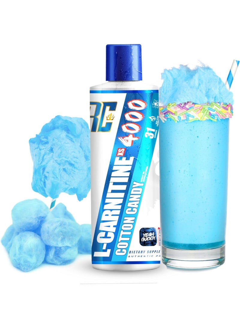 روني كولمان إل-كارنيتين 4000 إكس إس 473 مل بنكهة حلوى غزل البنات - Image 1