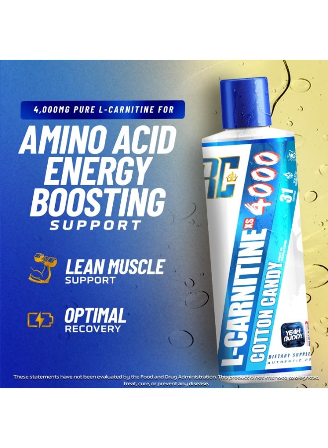 روني كولمان إل-كارنيتين 4000 إكس إس 473 مل بنكهة حلوى غزل البنات - Image 2