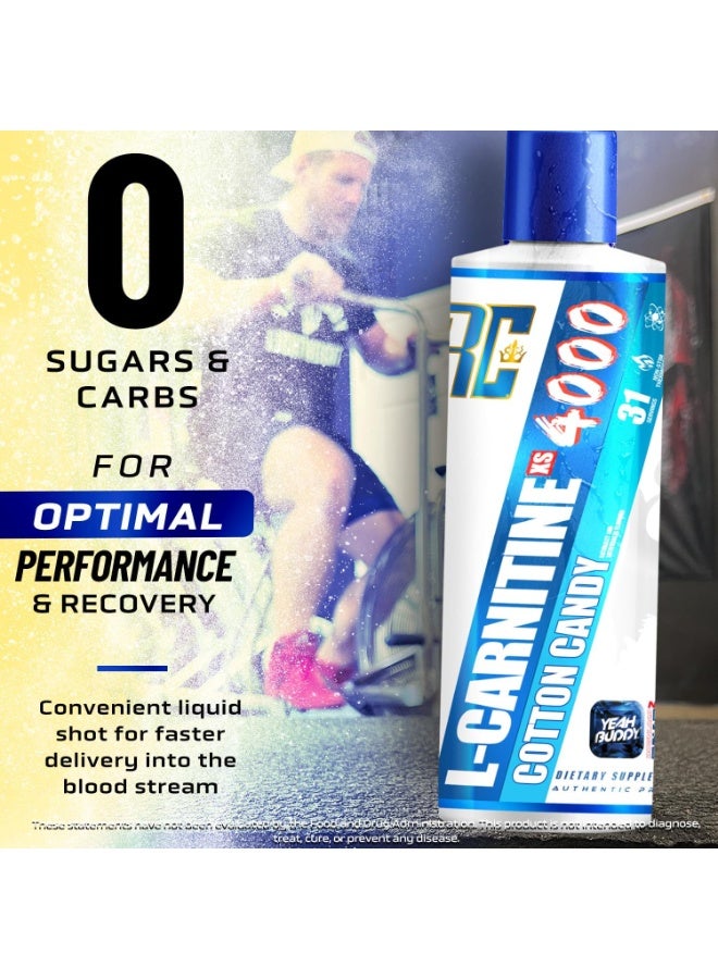 روني كولمان إل-كارنيتين 4000 إكس إس 473 مل بنكهة حلوى غزل البنات - Image 3