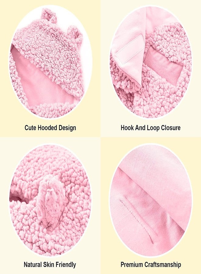 BRANDONN Baby Blankets New Born Pack of Hooded Wearable Swaddle Wrappers Cum Blankets for Baby Boys and Baby Girls - Image 5
