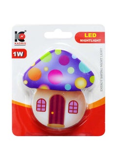 KADRIS LED Night Light Soft Lighting And Energy saving 1W for Bedroom,Kitchen, Hallway, Stairs Operating power 220V-240V with UK plug LA-1886 Assorted Color  - Image 1