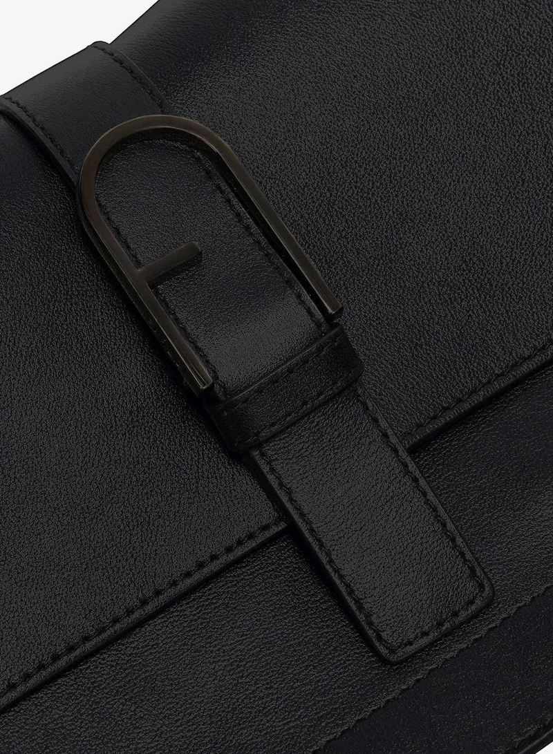 Furla Black Flow Black Top Handle Bag - Medium for Women | Best Price UAE