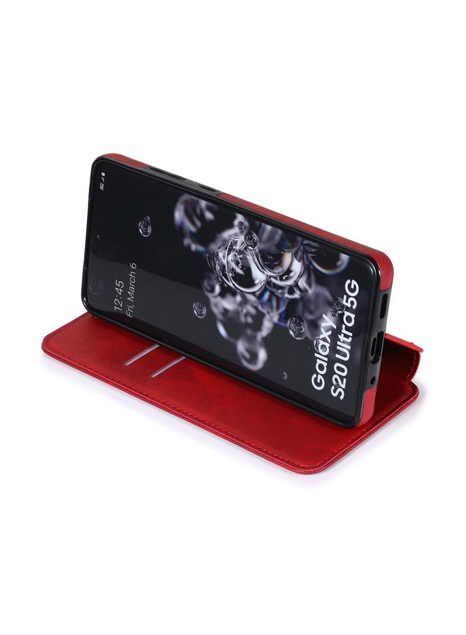 اس-توب جراب هاتف Samsung Galaxy S20 Ultra Knight المغناطيسي المصنوع من الجلد - Image 5