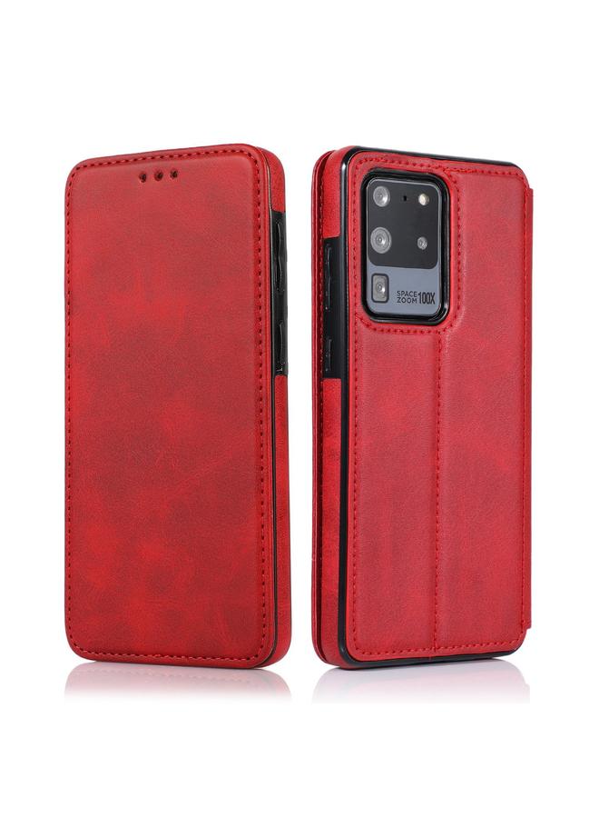 اس-توب جراب هاتف Samsung Galaxy S20 Ultra Knight المغناطيسي المصنوع من الجلد - Image 1