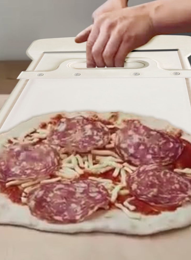 "Pala Pizza Scorrevole: The Ultimate Sliding Pizza Peel for Perfect Pizza Transfers! Non-Stick, Dishwasher Safe, Essential Accessory for Pizza Ovens  - Image 2