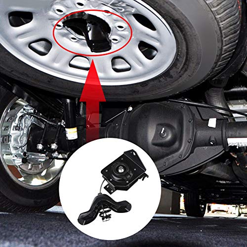 WMPHE Spare Tire Hoist 924-502 Compatible with 2003-2010 Chevy Silverado GMC Sierra 2500 HD / 3500/3500 Classic / 3500 HD Replacement for 924502 19259450 25792480 25912261 25974844 Winch Carrier - Image 3