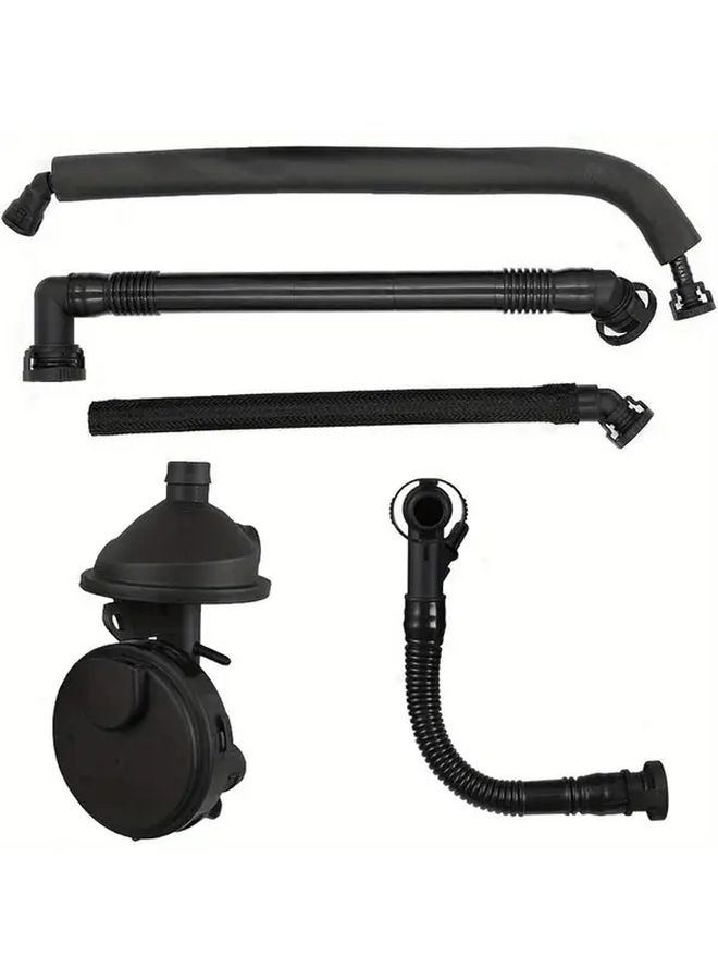 Set Of 5 Pcs Oil Water Separator Crankcase Exhaust Waste Valve - Image 1
