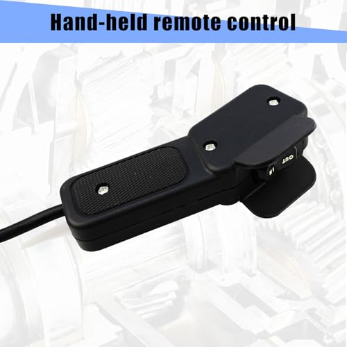 ANP PUAUTO 12V Winch Corded Hand Controller Remote Control Kit for ATV UTV Winch with Ergonomic Grip and Control Socket Assembly - Image 3