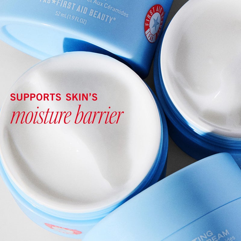 First Aid Beauty - Hydrating Dewy Gel Cream, Lightweight Oil-Free Facial Moisturizer with Hyaluronic Acid and Ceramides, Helps Reduce Excess Oil Build Up & Improve Skins Hydration, 1.9 FL oz - Image 5