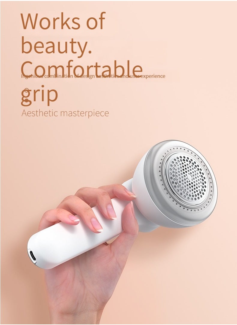 Generic - Lint Remover，Electric Fabric Shaver For Wool, Lint & Linen, Portable & Rechargeable.  Effectively & Quickly Removes Wool, Lint & Linen From Furniture, Carpets&Clothing - Image 1