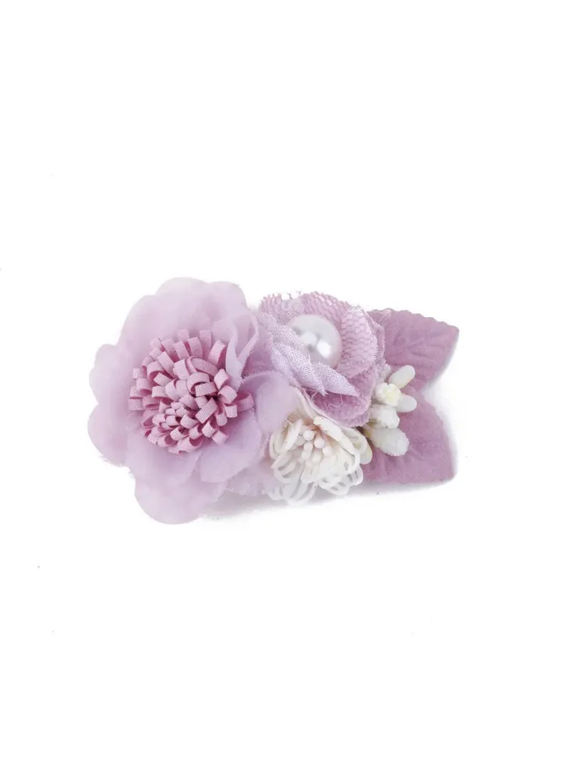 Lion Llama 3D Flower Hair Clip | Elegant Floral Hair Accessory for Women & Girls | Wedding, Party Hair Pin