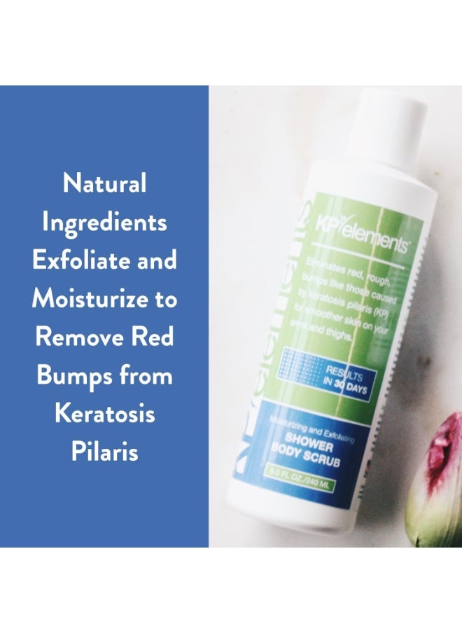 KP Elements KP Elements Body Scrub (8 fl oz) | Keratosis Pilaris Treatment | Exfoliating Body Scrub and Body Moisturizer for Dry Skin | Helps Reduce Red Bumps | Body Skin Care Product for Men and Women  - Image 3