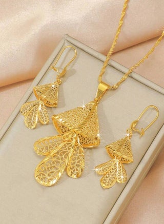 18k Gold Plated Necklace & Earrings Jewelry Set For Women - pzsku/Z2FC7AF3C7FB96E5DA476Z/45/_/1734173317/153b6797-d2c4-4acd-9914-8543d783da29