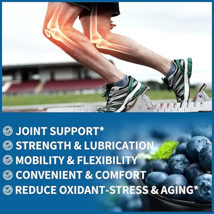 Natures Aid Glucosamine Chondroitin Gummies with MSM & Elderberry Extra Strength - Joint Support, Antioxidant Immune Support Supplement for Adults, Men & Women.(2 Pack) - Image 4