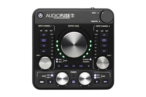 Arturia AudioFuse Compact Versatile Audio Interface with Creative Software for Recording Production Podcasting Guitar