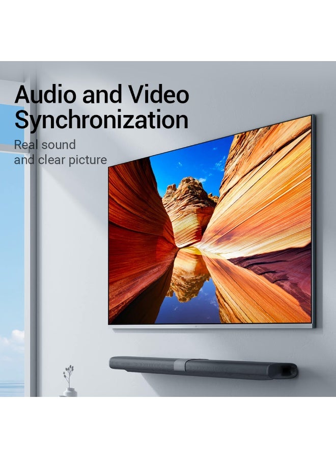 فينشن محول VENTION Mini DP إلى HDMI بطول 0.15 متر باللون الأسود، طراز HBCBB - Image 3