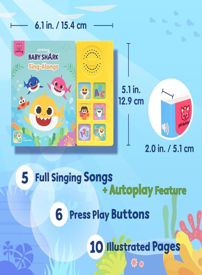 Pinkfong Baby Shark Sing-Alongs Sound Book - Interactive Learning, Nursery Rhymes - Ages 1+ - Image 2